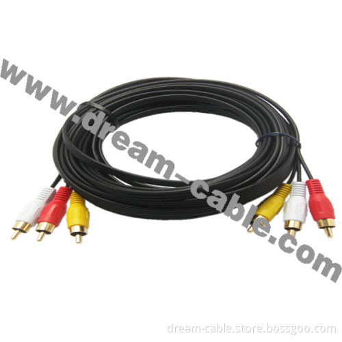 3 RCA to 3 RCA Cable for Set Top Box & DVD Player